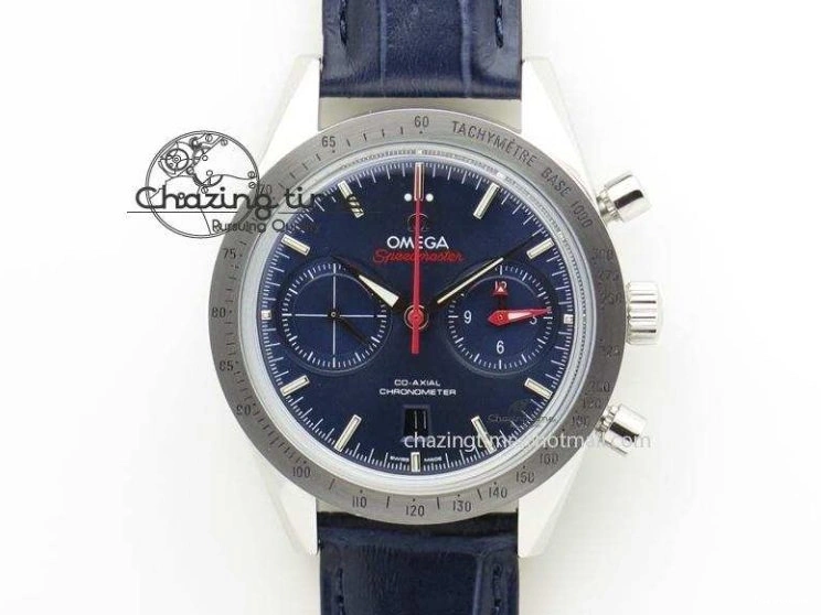 0114 Constellation Blue Ceramic SS 8F 1:1 Best Edition Blue Dial on Blue Gummy Strap A TravelReady 7800